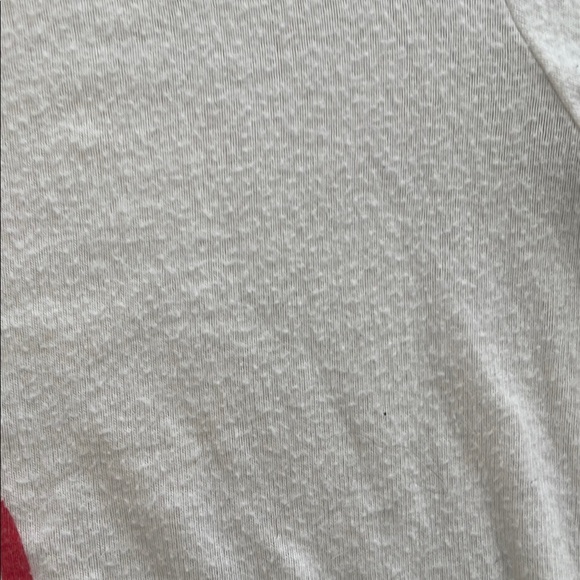 Wildfox White knit Shirt/sweater with Red Guard Print - Picture 3 of 11